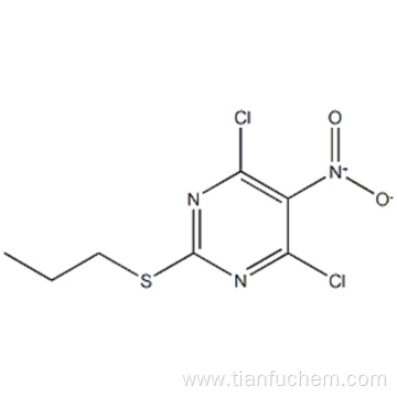 Pyrimidine, 4,6-dichloro-5-nitro-2-(propylthio)- CAS 145783-14-8 